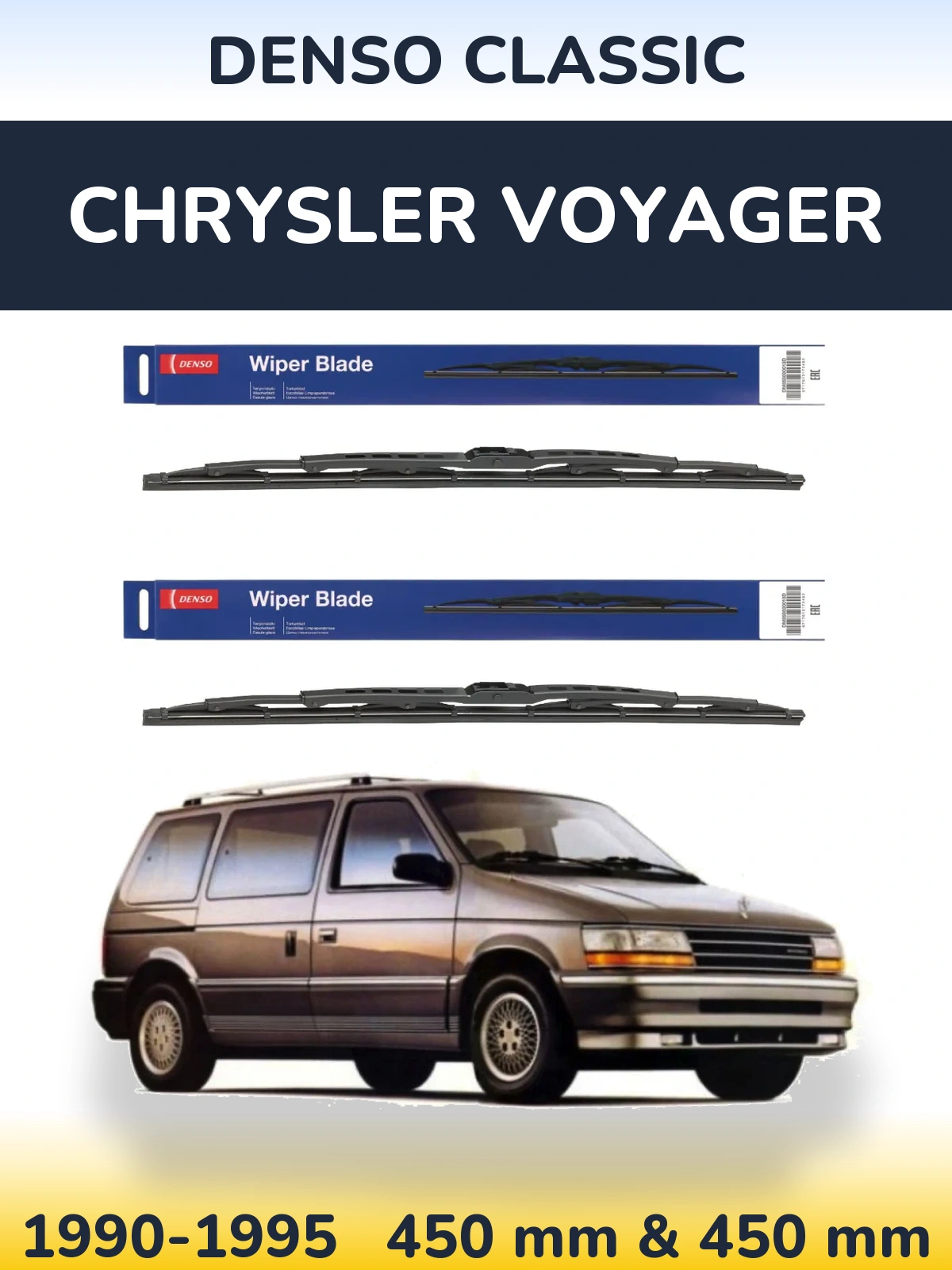 Torkarblad Denso Classic för Chrysler Voyager
