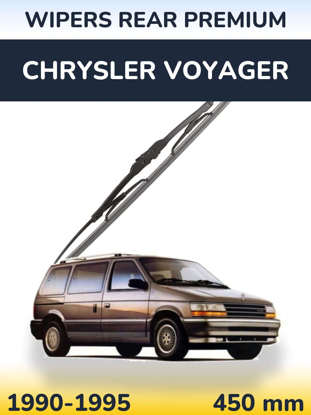 Задний дворник WIPERS REAR PREMIUM 450 мм для Chrysler Voyager 1990-1995