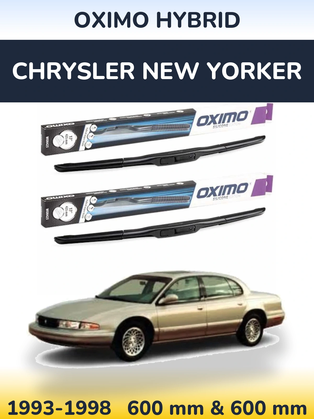 Torkarblad Oximo Hybrid för Chrysler New Yorker