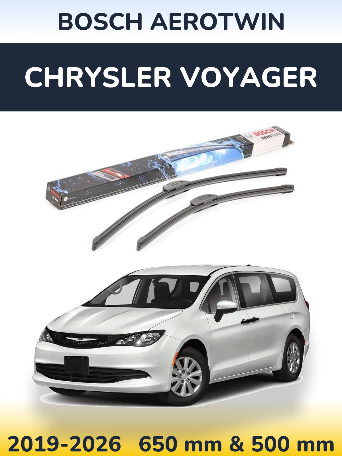 Torkarblad BOSCH AeroTwin för Chrysler Voyager