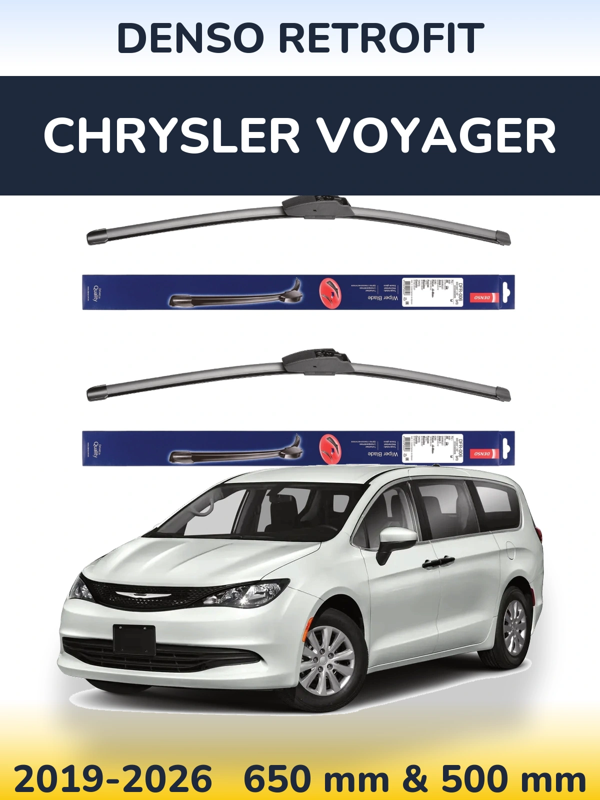 Torkarblad Denso Retrofit för Chrysler Voyager