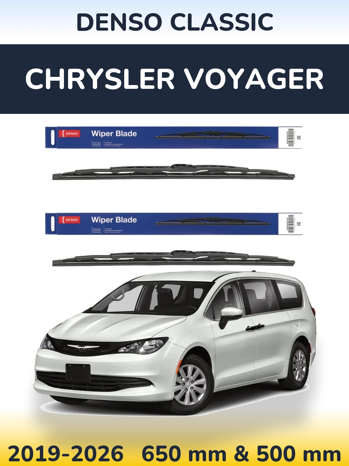 Torkarblad Denso Classic för Chrysler Voyager