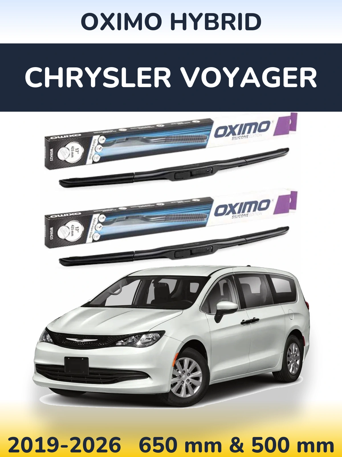 Torkarblad Oximo Hybrid för Chrysler Voyager