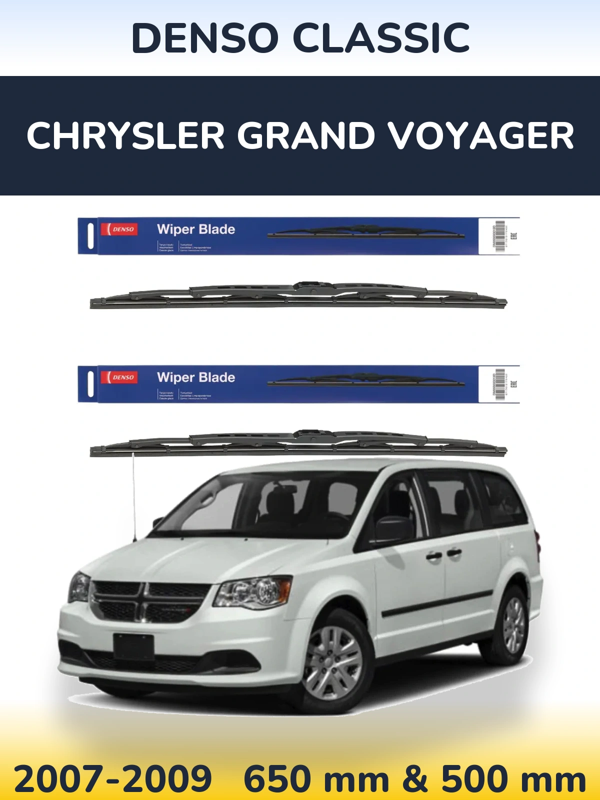 Torkarblad Denso Classic för Chrysler Grand Voyager