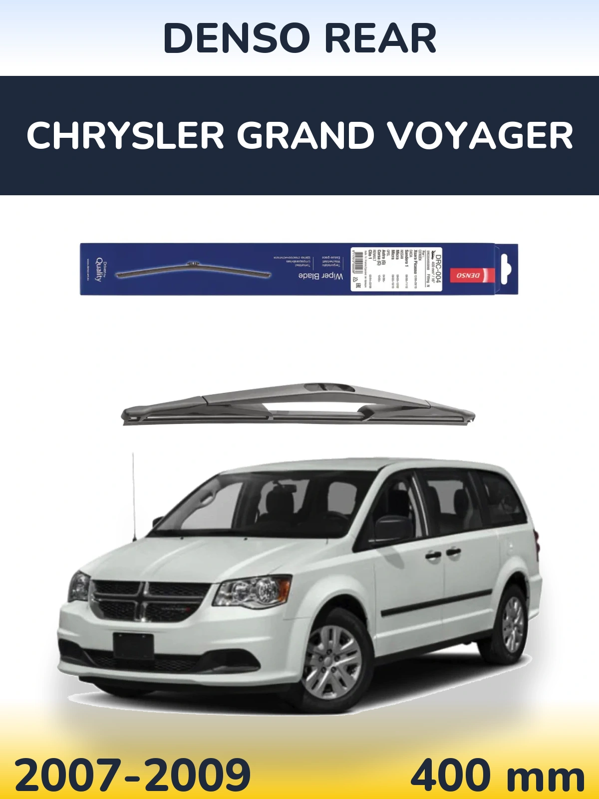 Torkarblad Denso Rear för Chrysler Grand Voyager