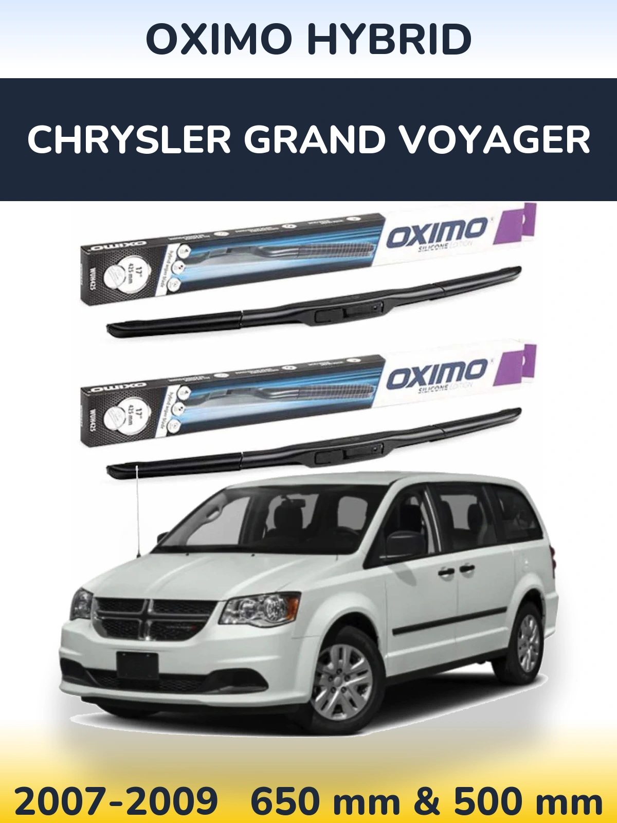 Torkarblad Oximo Hybrid för Chrysler Grand Voyager