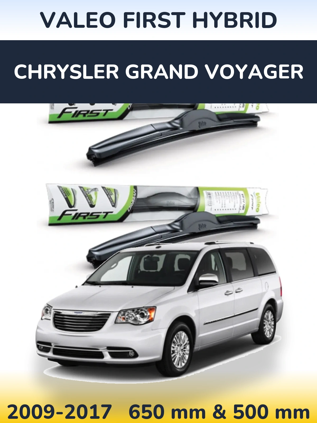 Torkarblad Valeo First Hybrid för Chrysler Grand Voyager