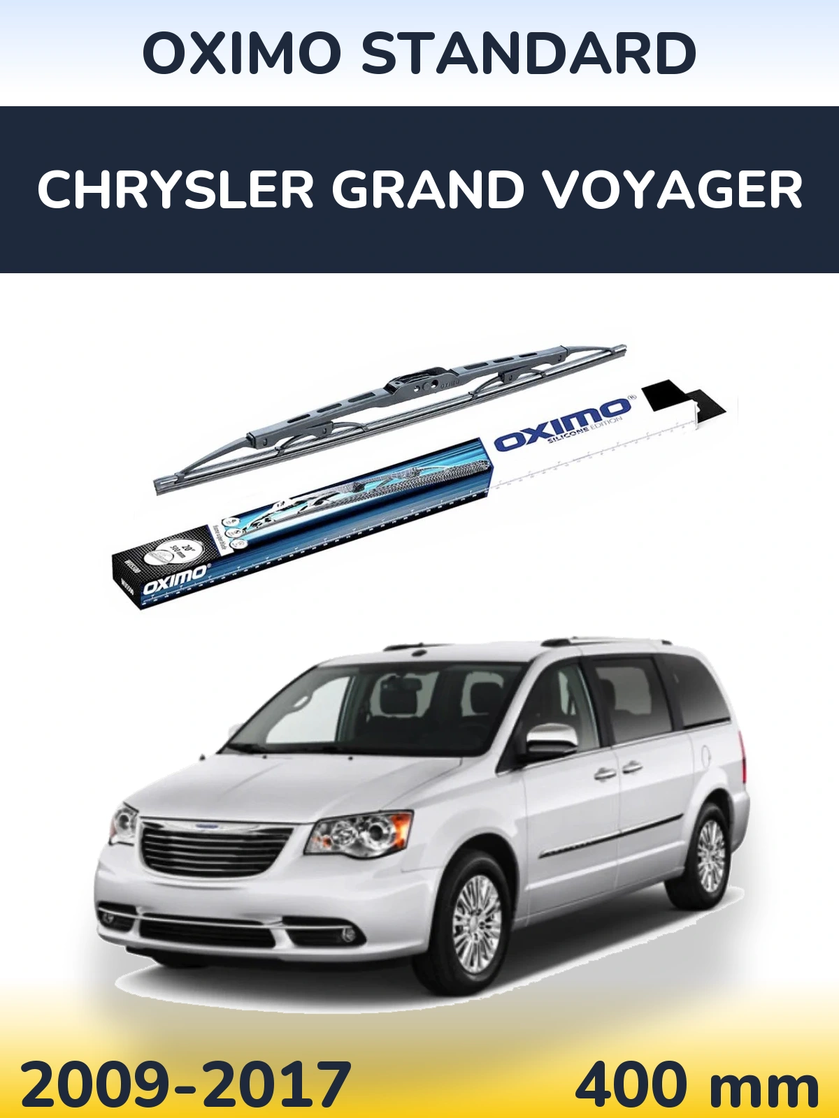 Torkarblad Oximo Standard för Chrysler Grand Voyager