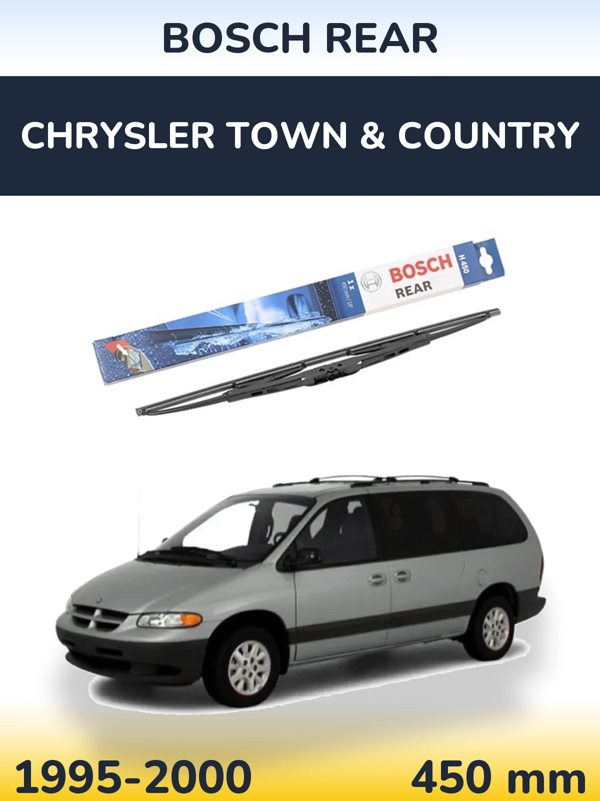 Torkarblad BOSCH Rear för Chrysler Town & Country
