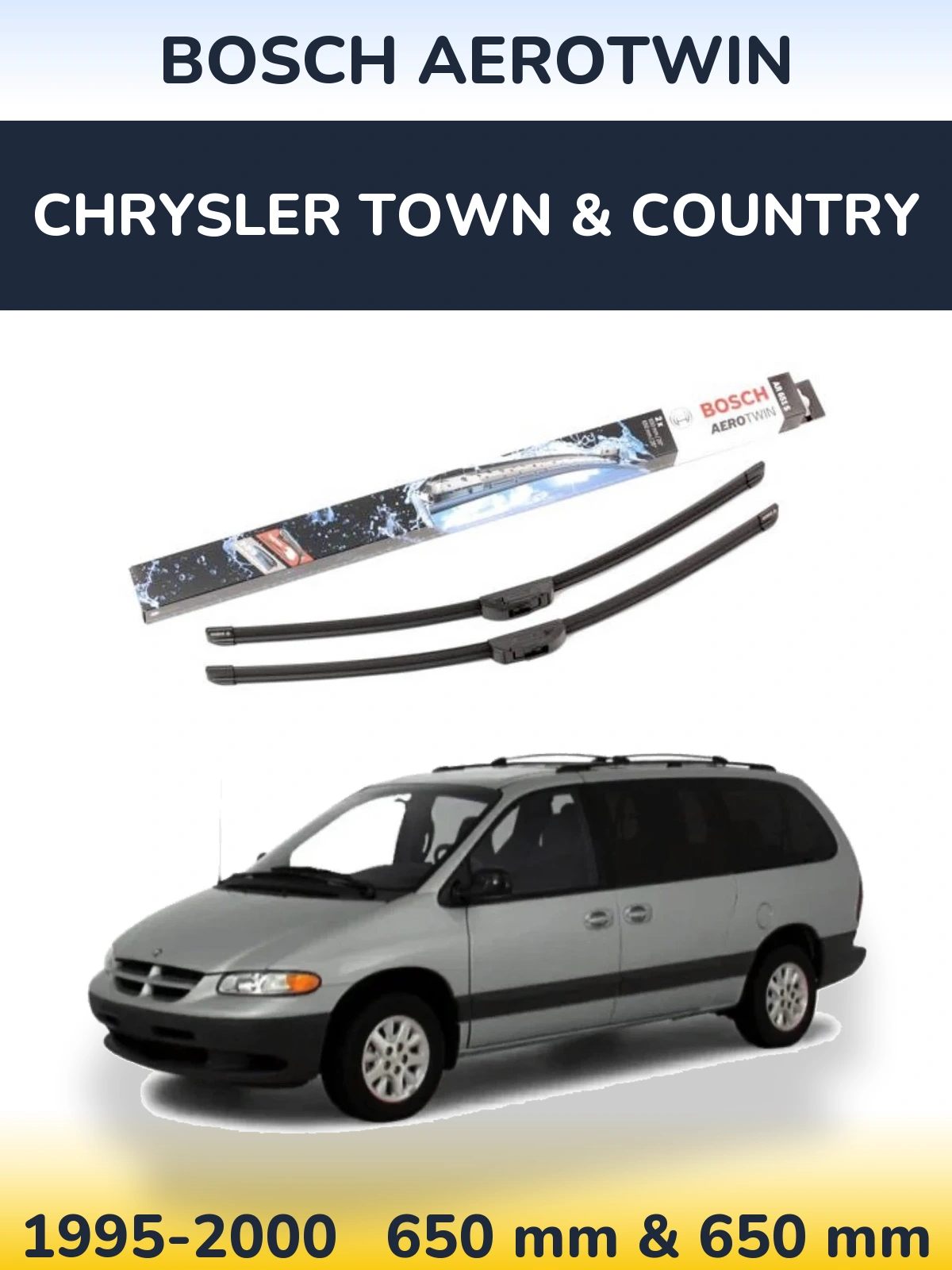 Torkarblad BOSCH AeroTwin för Chrysler Town & Country