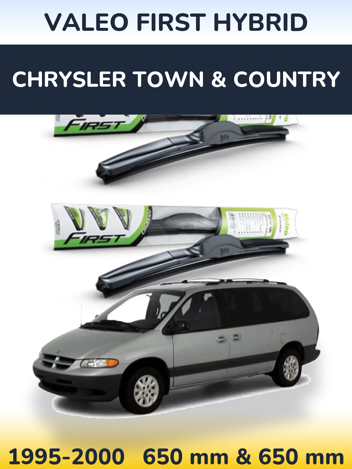 Torkarblad Valeo First Hybrid för Chrysler Town & Country