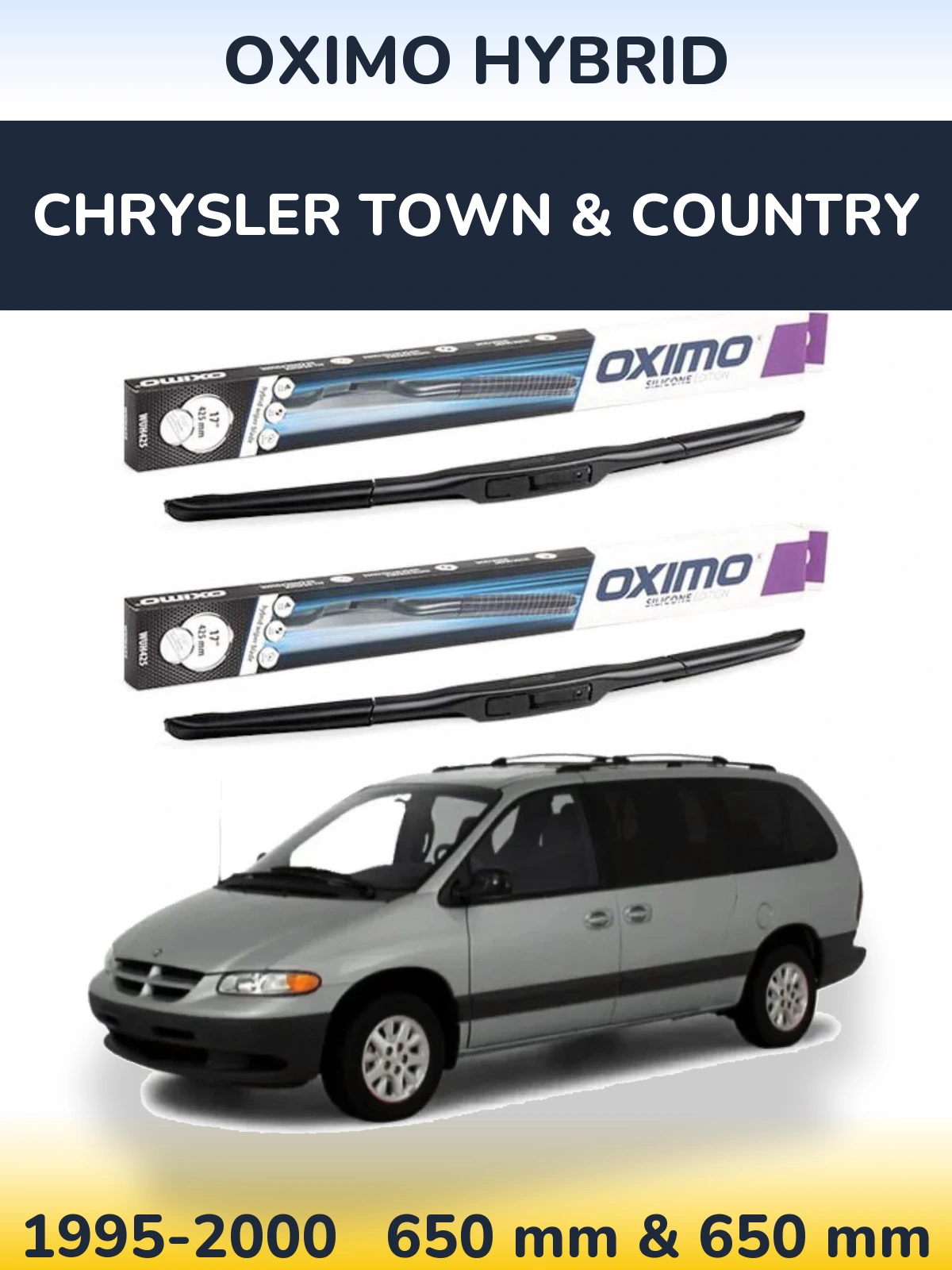 Torkarblad Oximo Hybrid för Chrysler Town & Country