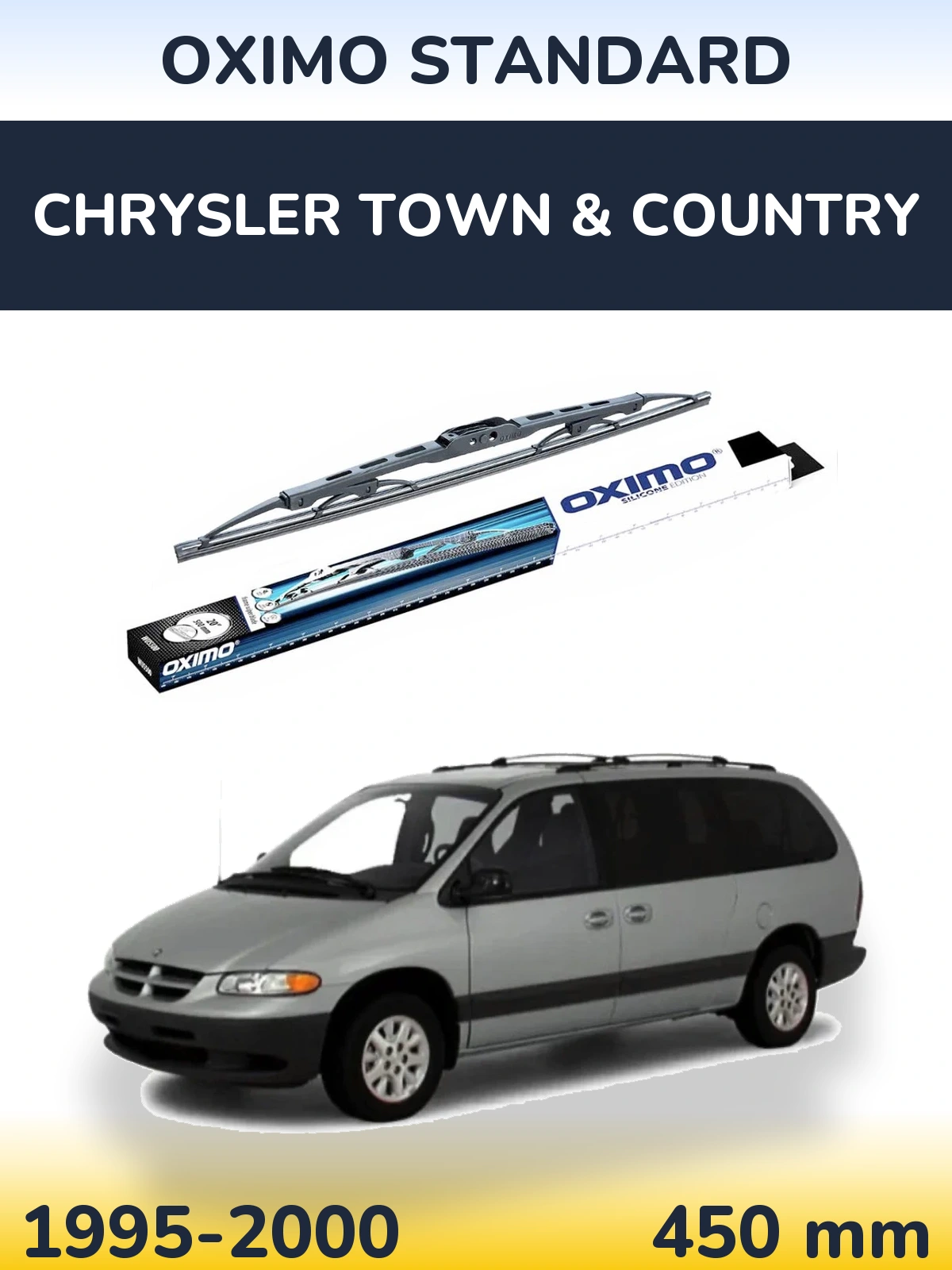 Torkarblad Oximo Standard för Chrysler Town & Country