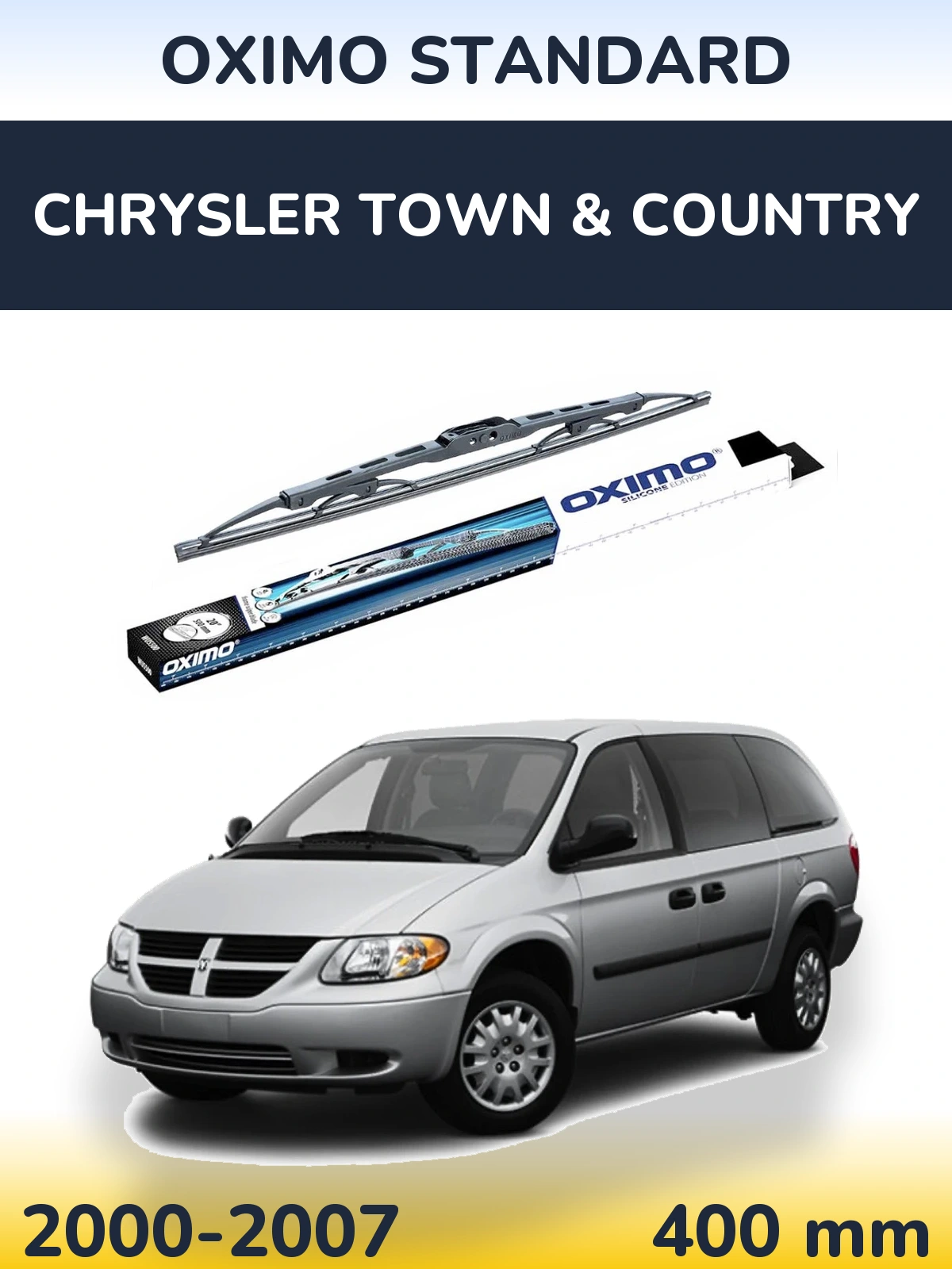 Torkarblad Oximo Standard för Chrysler Town & Country