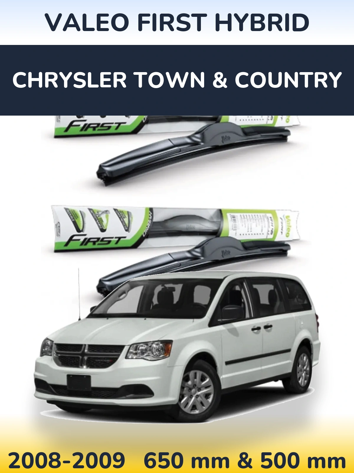 Torkarblad Valeo First Hybrid för Chrysler Town & Country