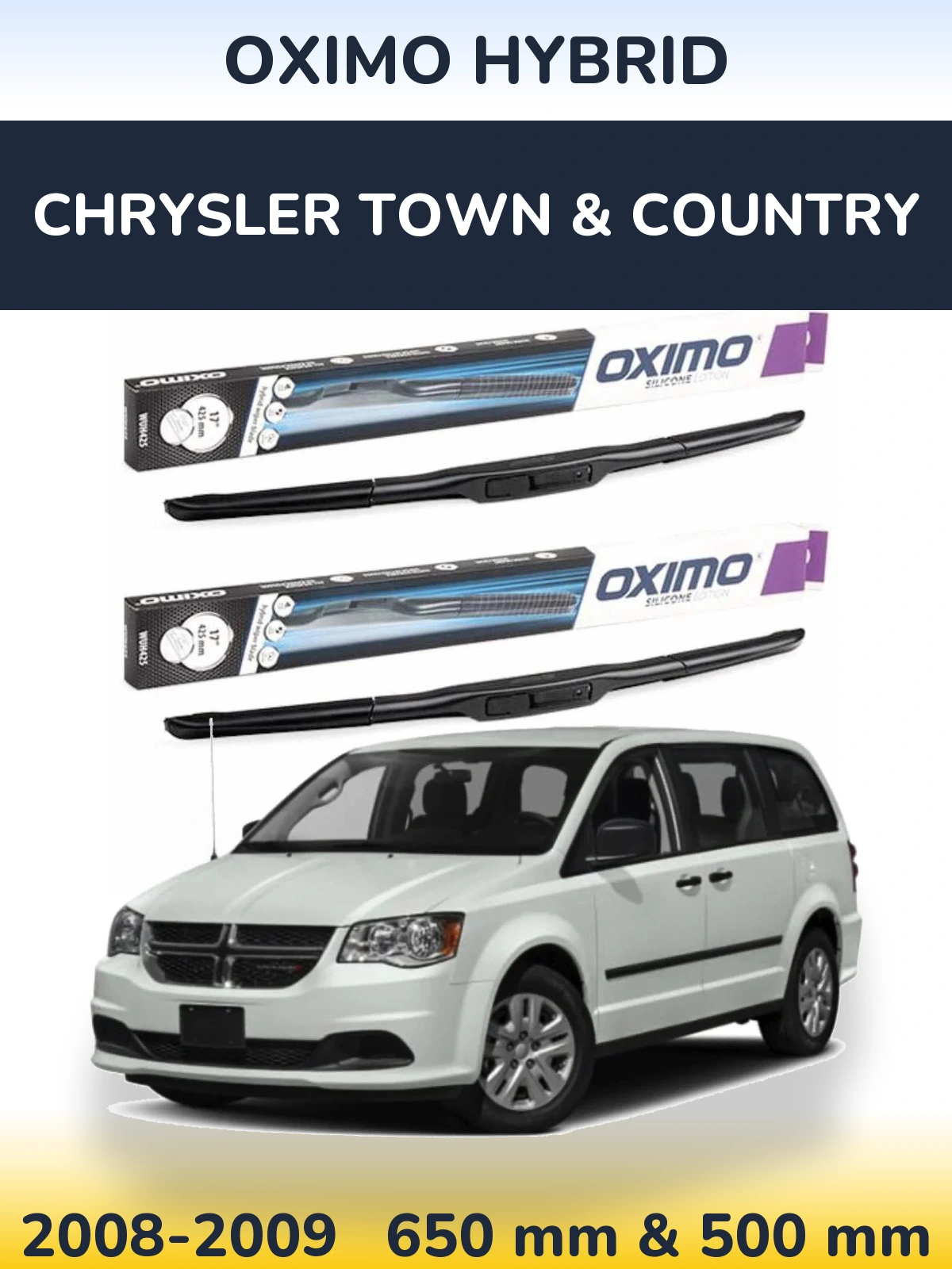 Torkarblad Oximo Hybrid för Chrysler Town & Country