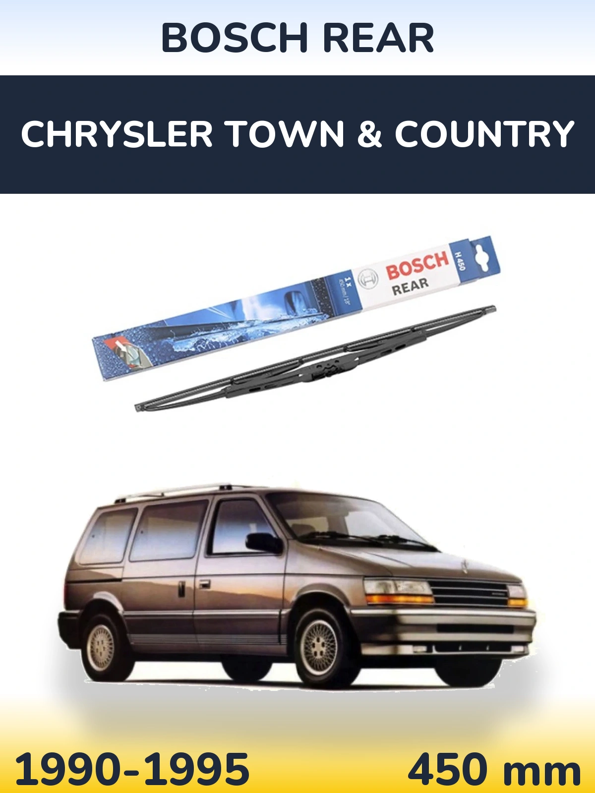 Torkarblad BOSCH Rear för Chrysler Town & Country
