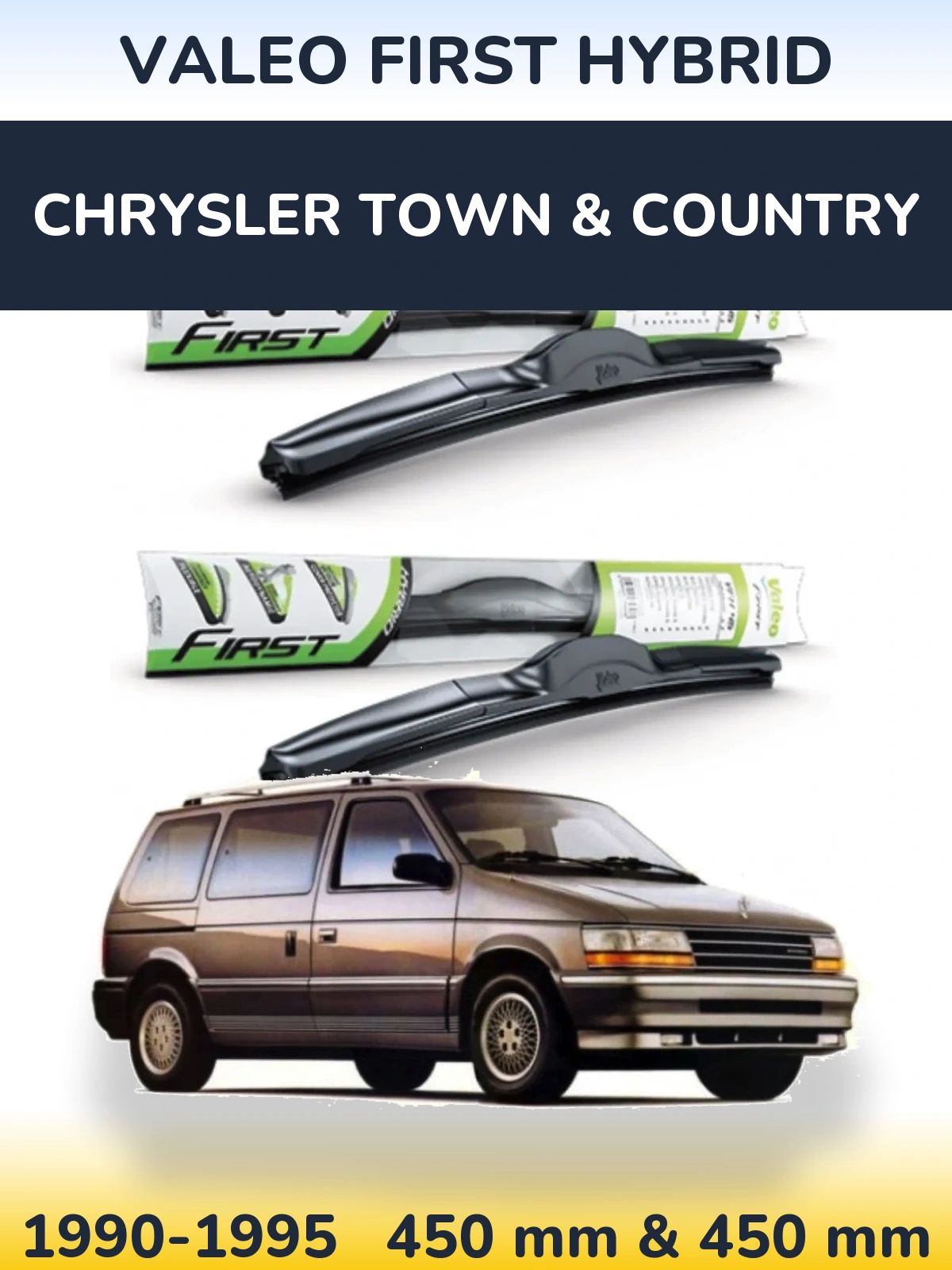 Torkarblad Valeo First Hybrid för Chrysler Town & Country