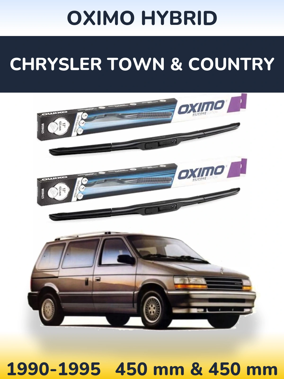 Torkarblad Oximo Hybrid för Chrysler Town & Country