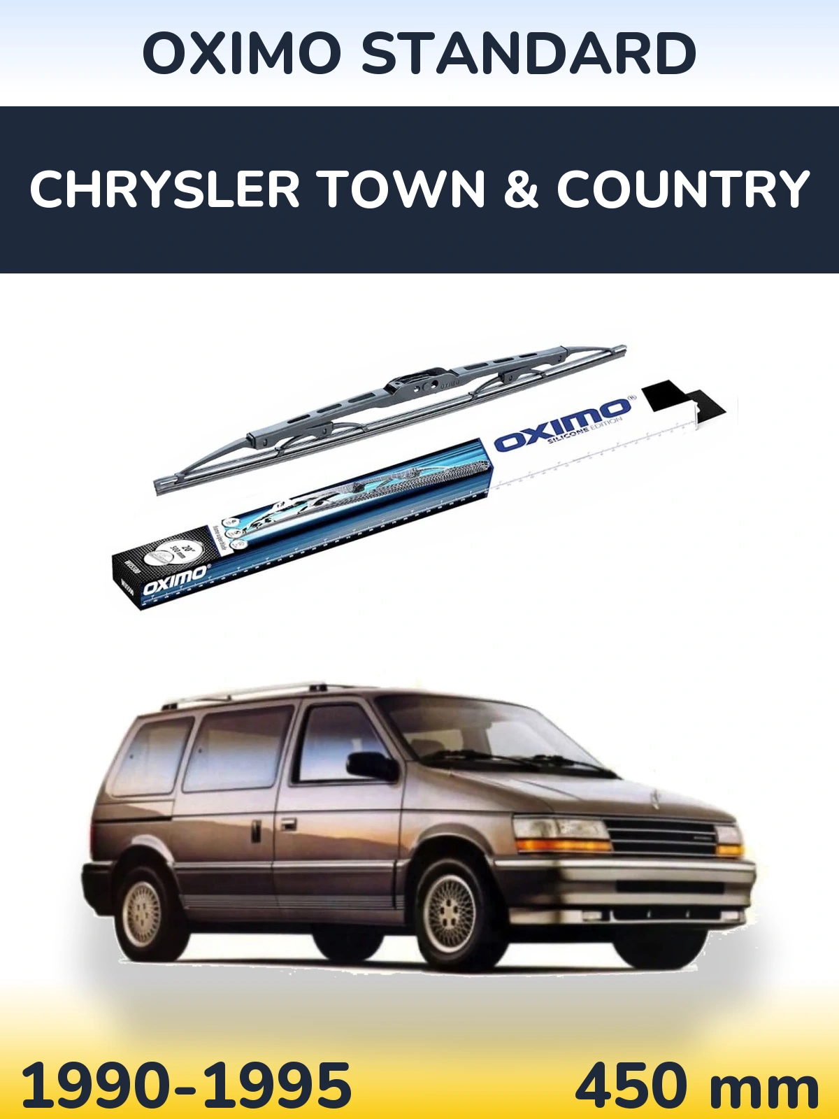 Torkarblad Oximo Standard för Chrysler Town & Country