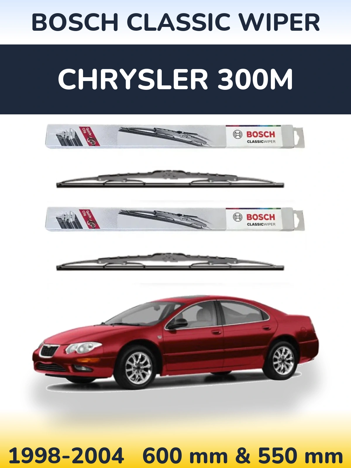 Torkarblad BOSCH Classic Wiper för Chrysler 300M
