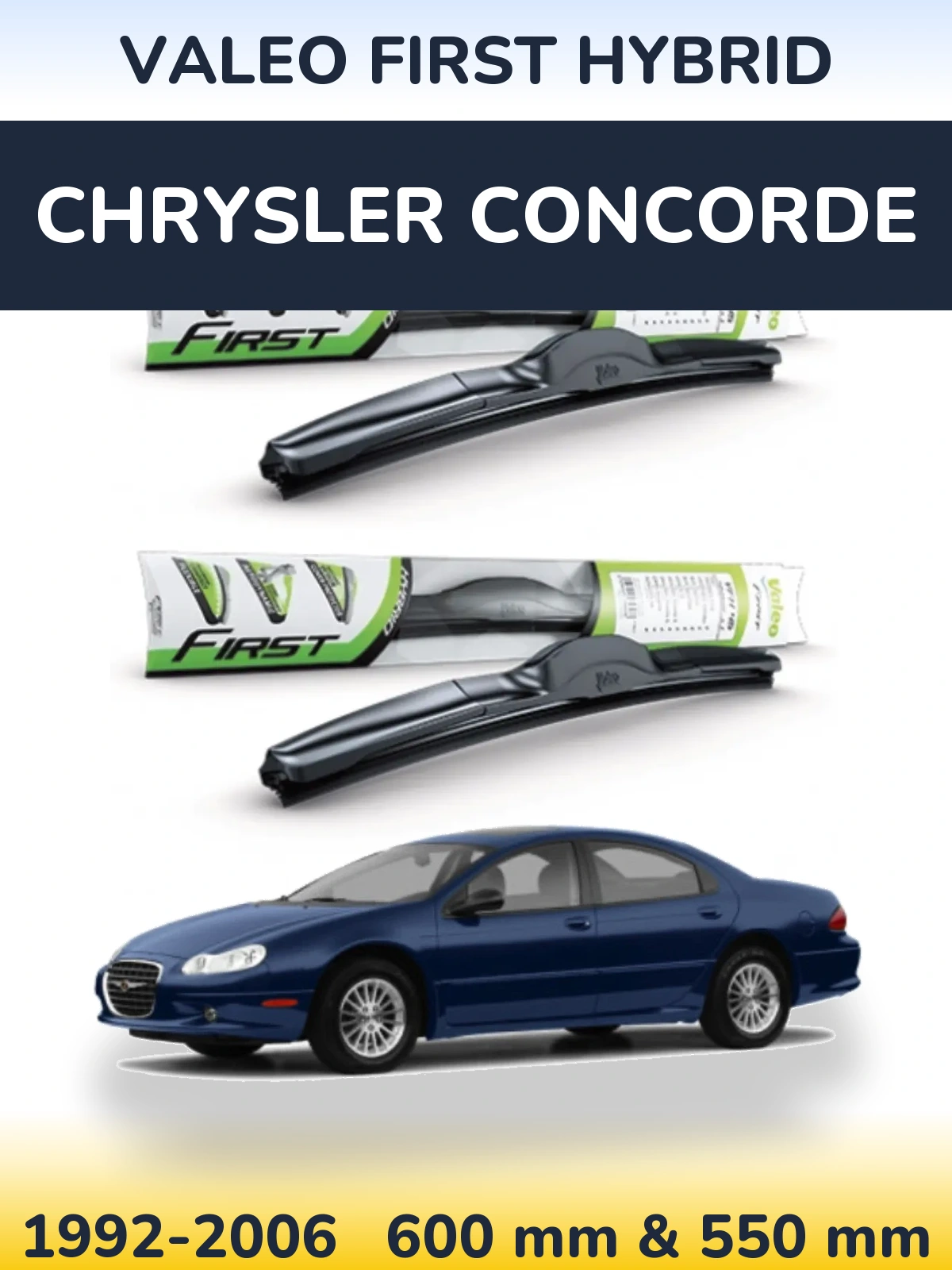 Torkarblad Valeo First Hybrid för Chrysler Concorde