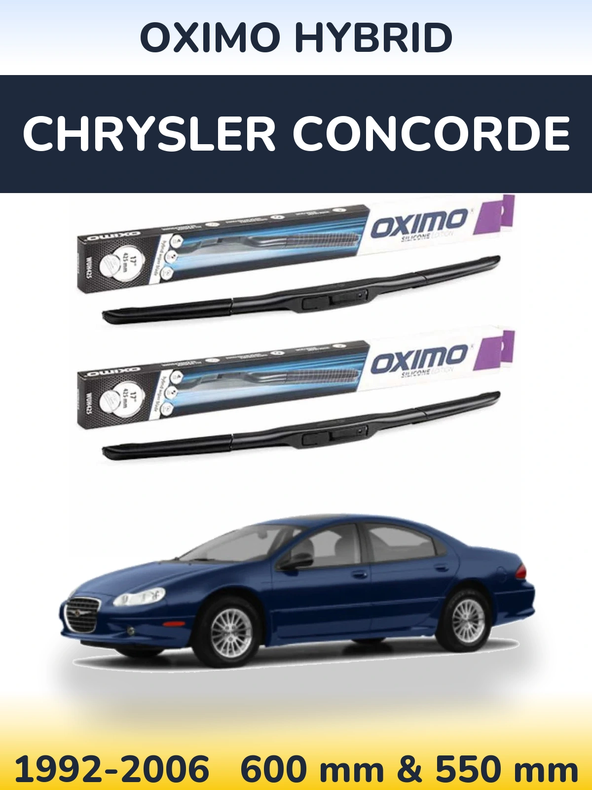 Torkarblad Oximo Hybrid för Chrysler Concorde