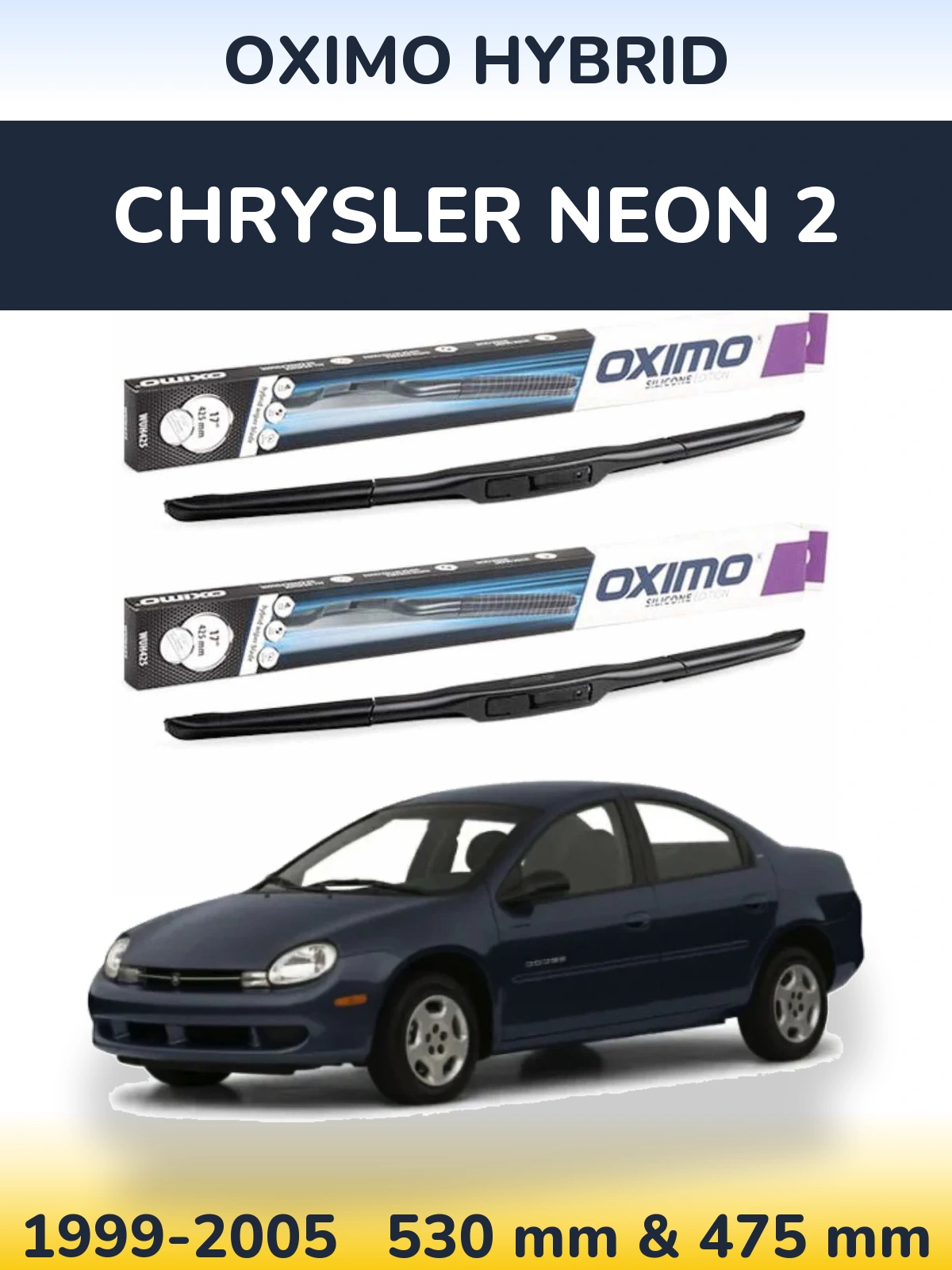 Torkarblad Oximo Hybrid för Chrysler Neon 2