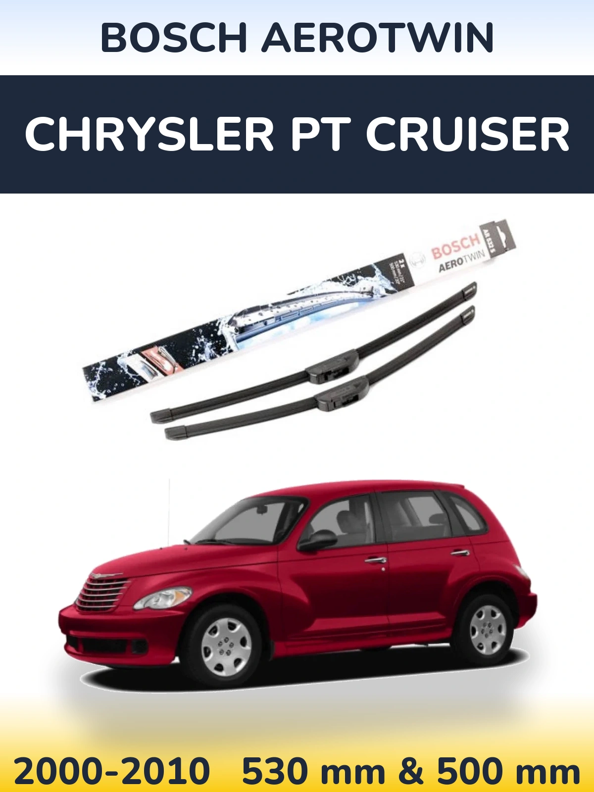 Torkarblad BOSCH AeroTwin för Chrysler PT Cruiser