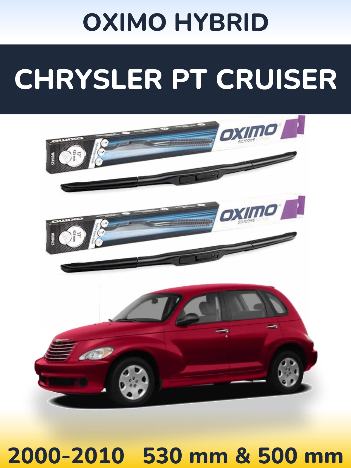 Torkarblad Oximo Hybrid för Chrysler PT Cruiser