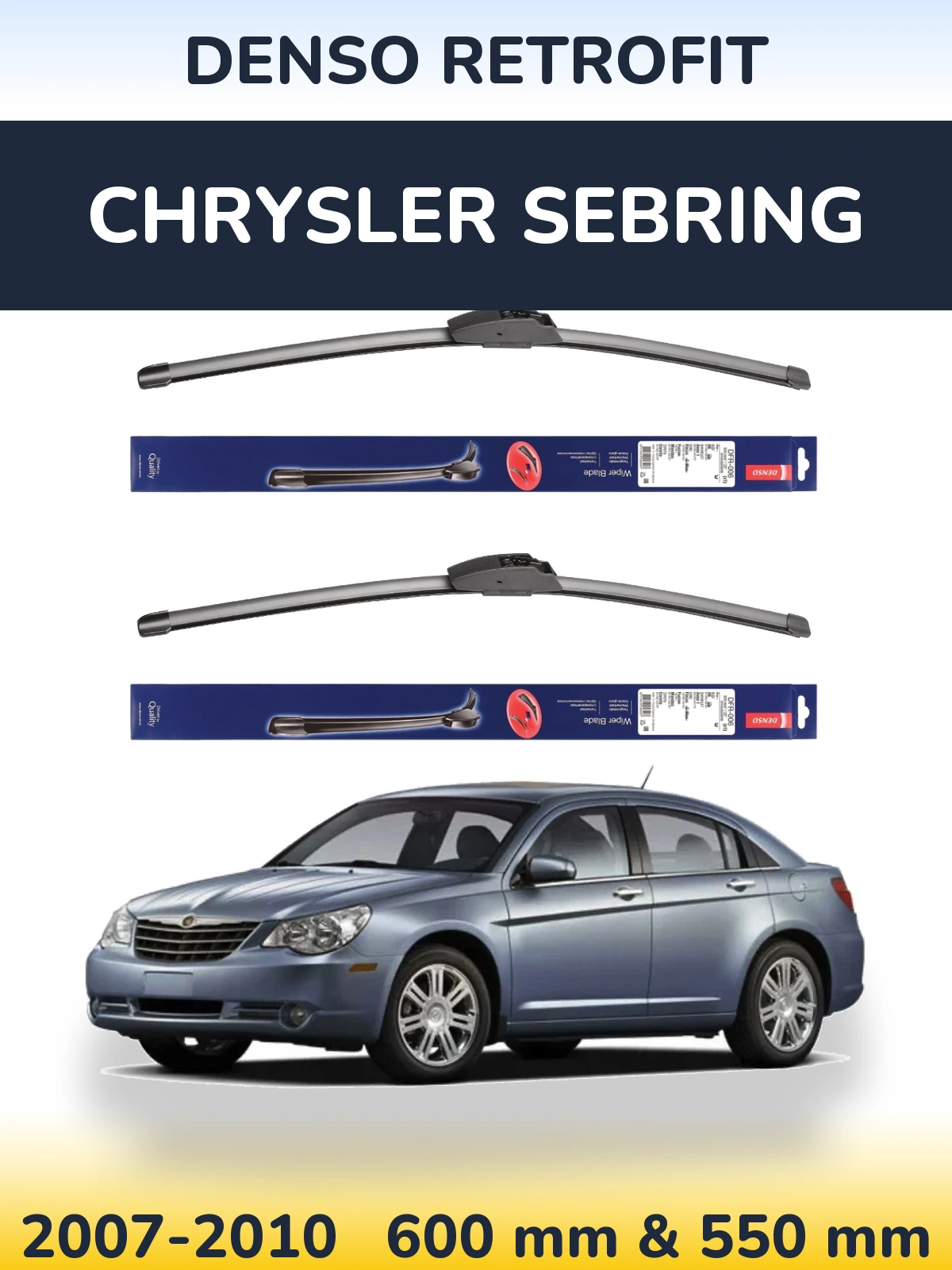 Torkarblad Denso Retrofit för Chrysler Sebring