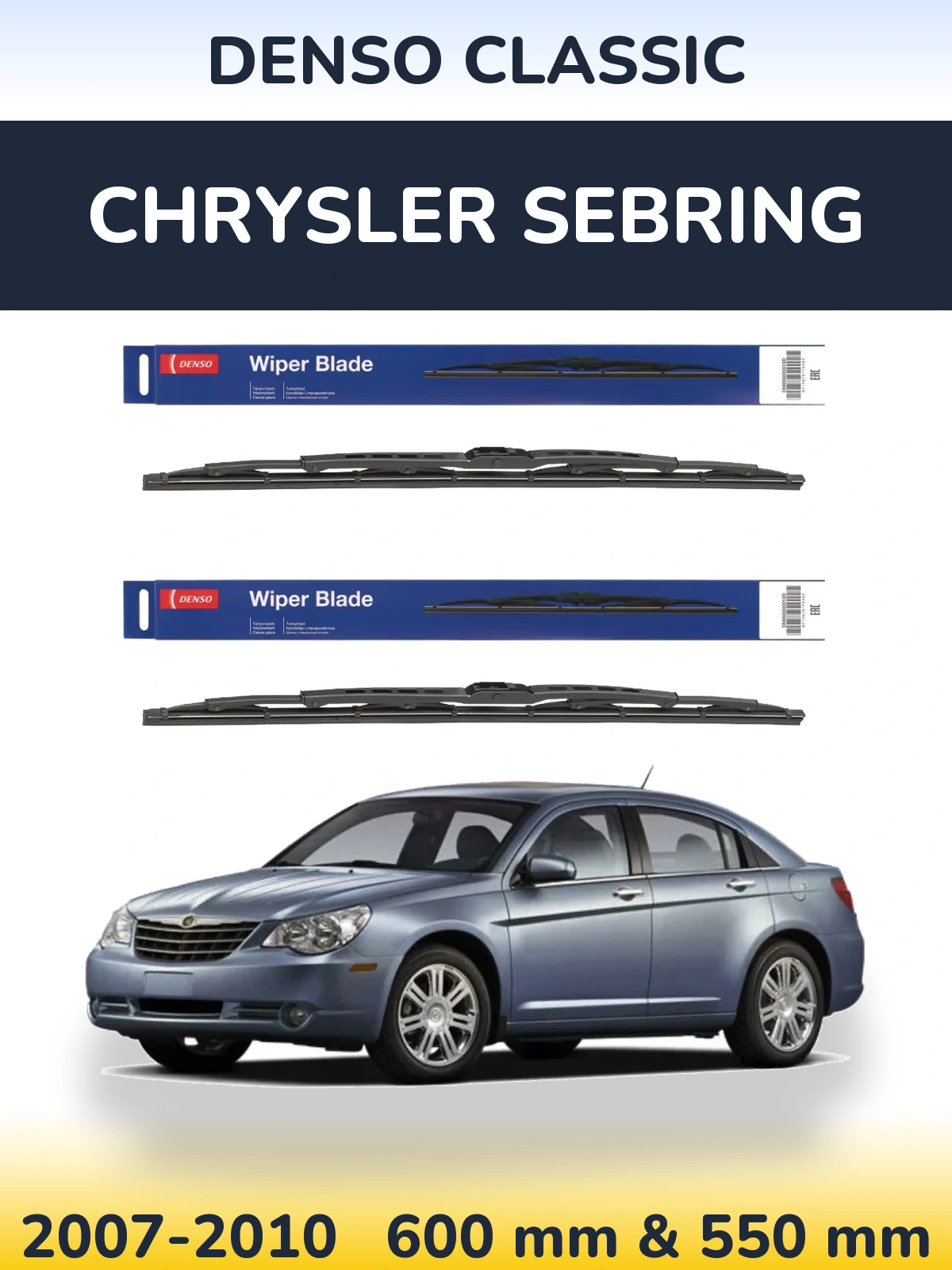 Torkarblad Denso Classic för Chrysler Sebring