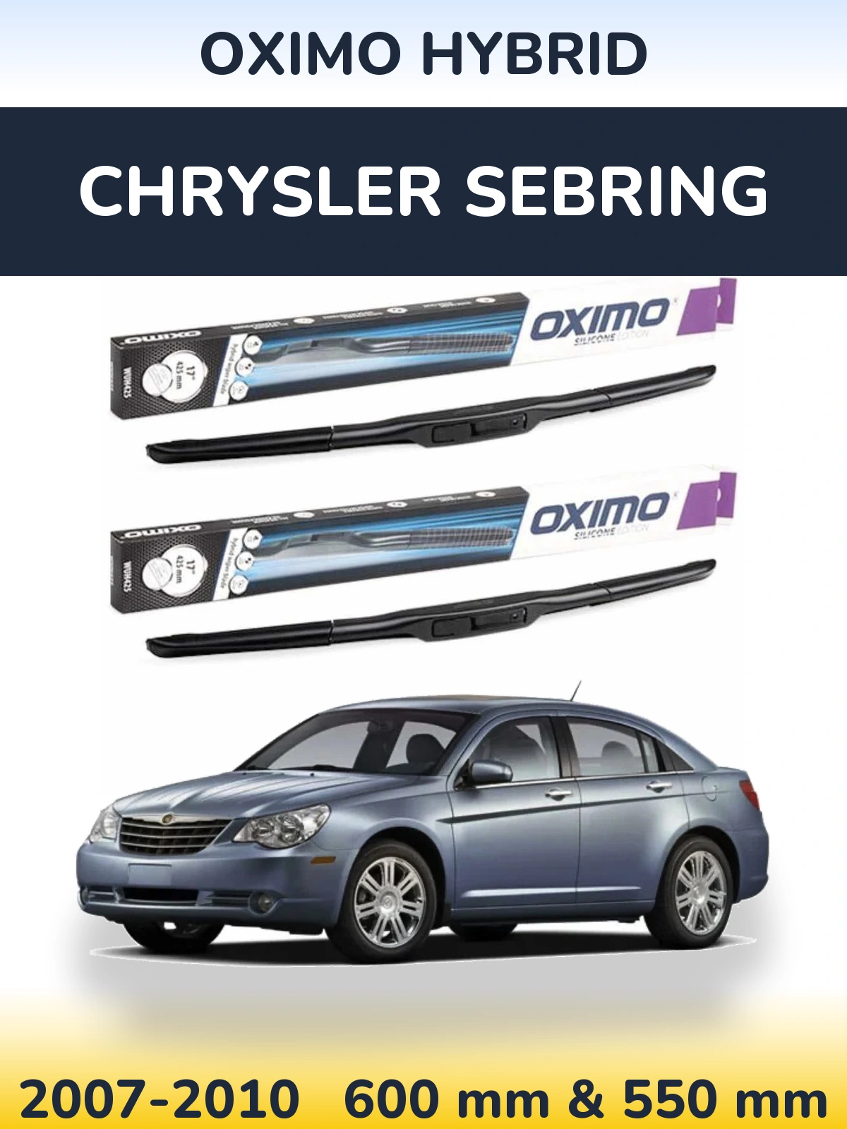 Torkarblad Oximo Hybrid för Chrysler Sebring