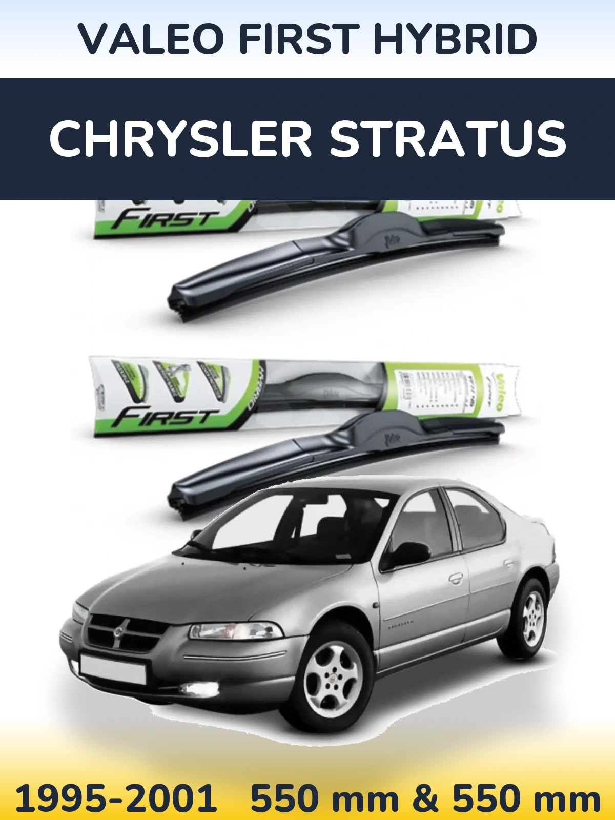 Torkarblad Valeo First Hybrid för Chrysler Stratus