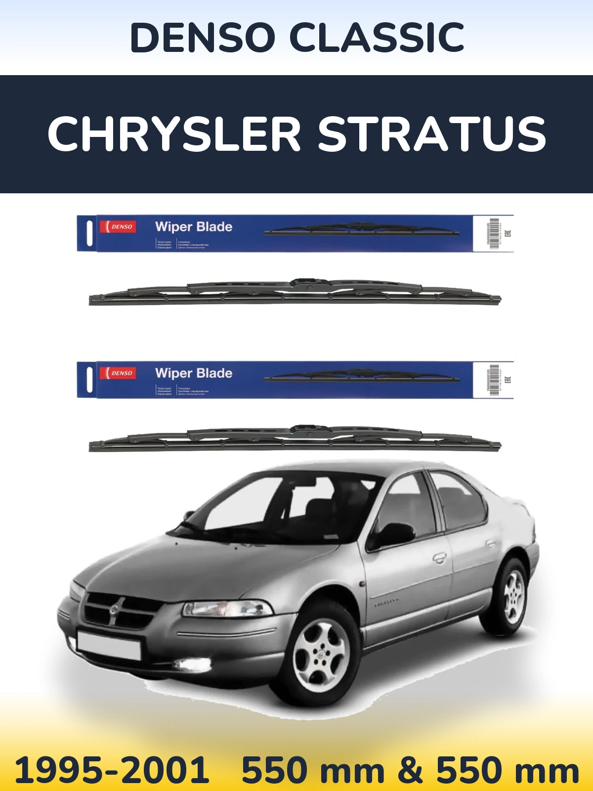 Torkarblad Denso Classic för Chrysler Stratus