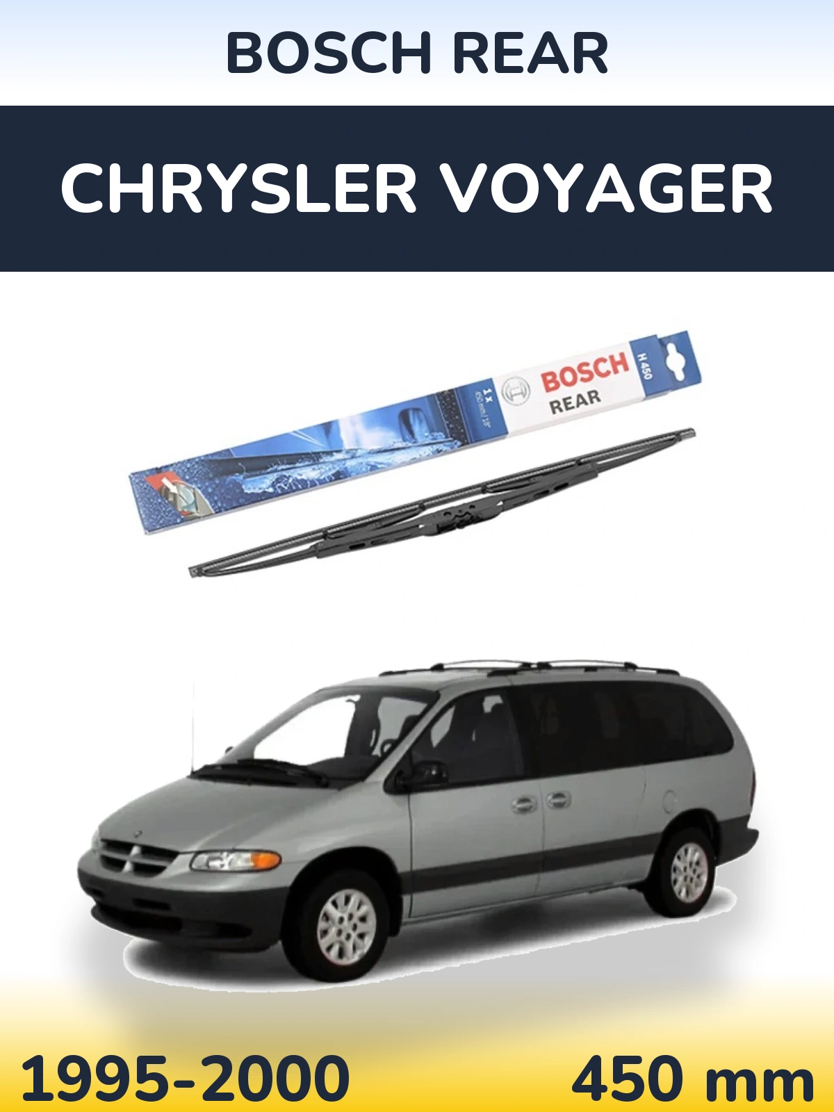 Torkarblad BOSCH Rear för Chrysler Voyager
