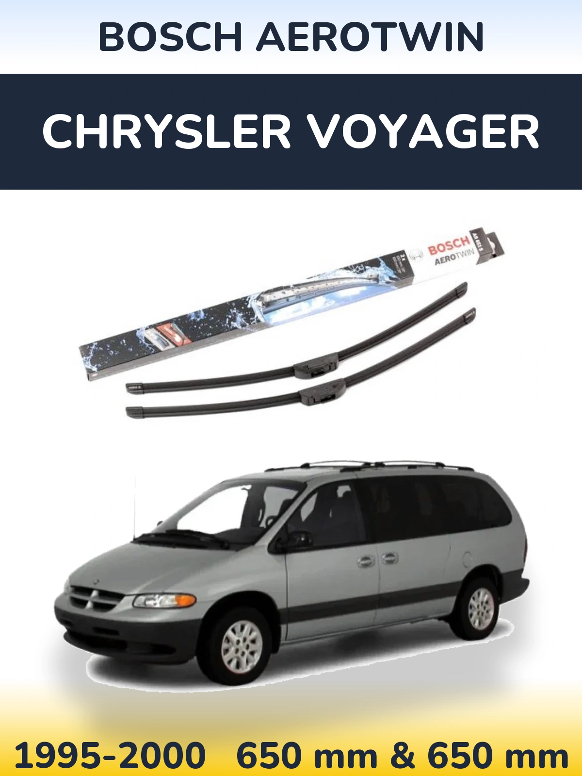 Torkarblad BOSCH AeroTwin för Chrysler Voyager