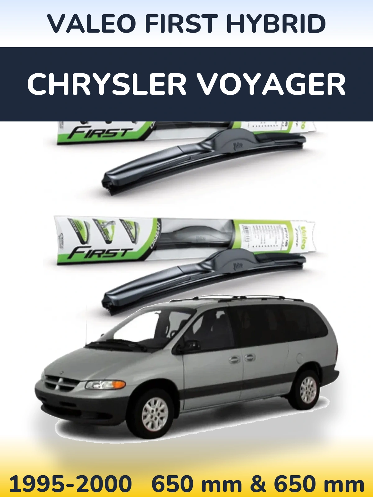 Torkarblad Valeo First Hybrid för Chrysler Voyager