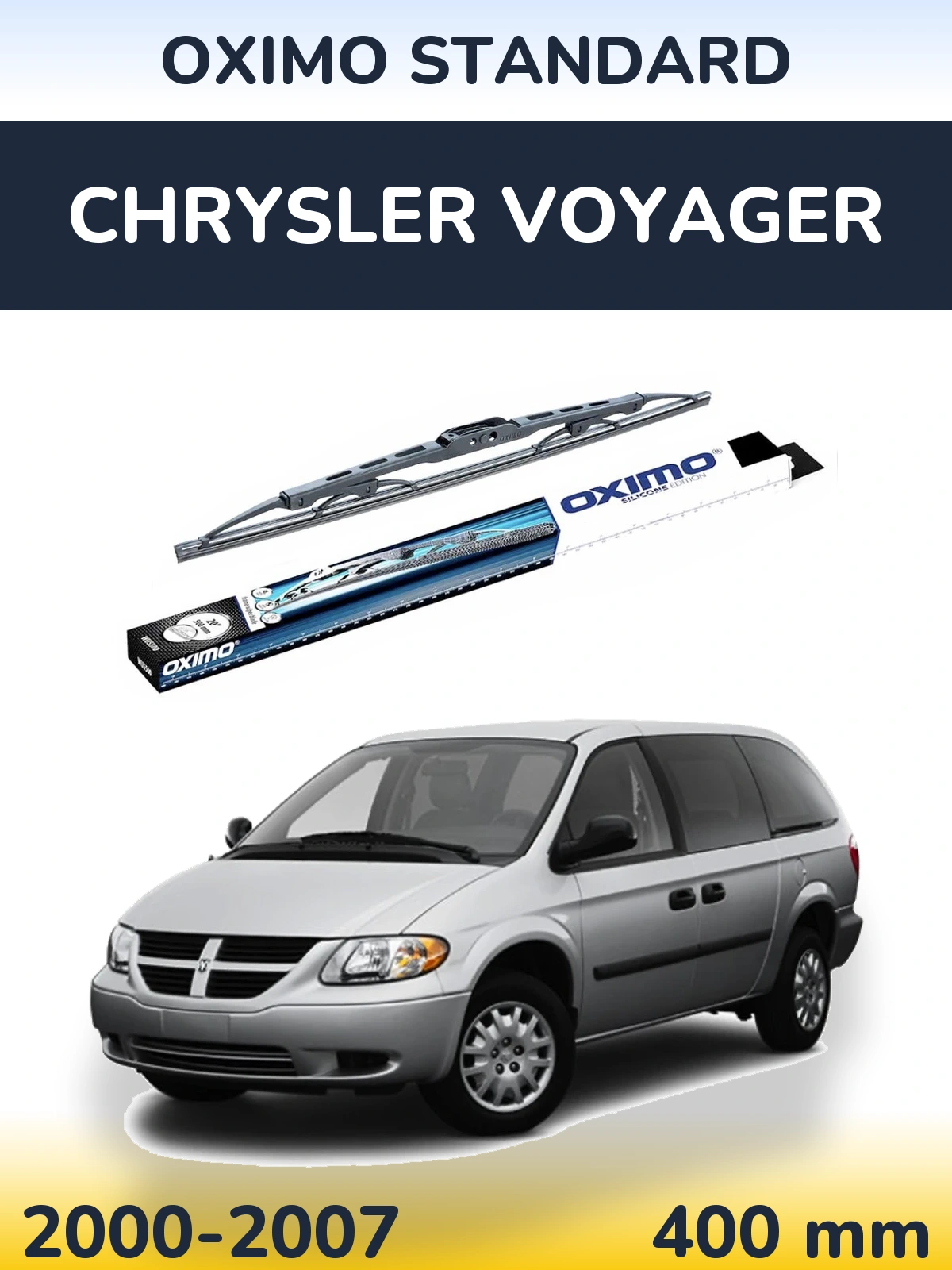 Torkarblad Oximo Standard för Chrysler Voyager