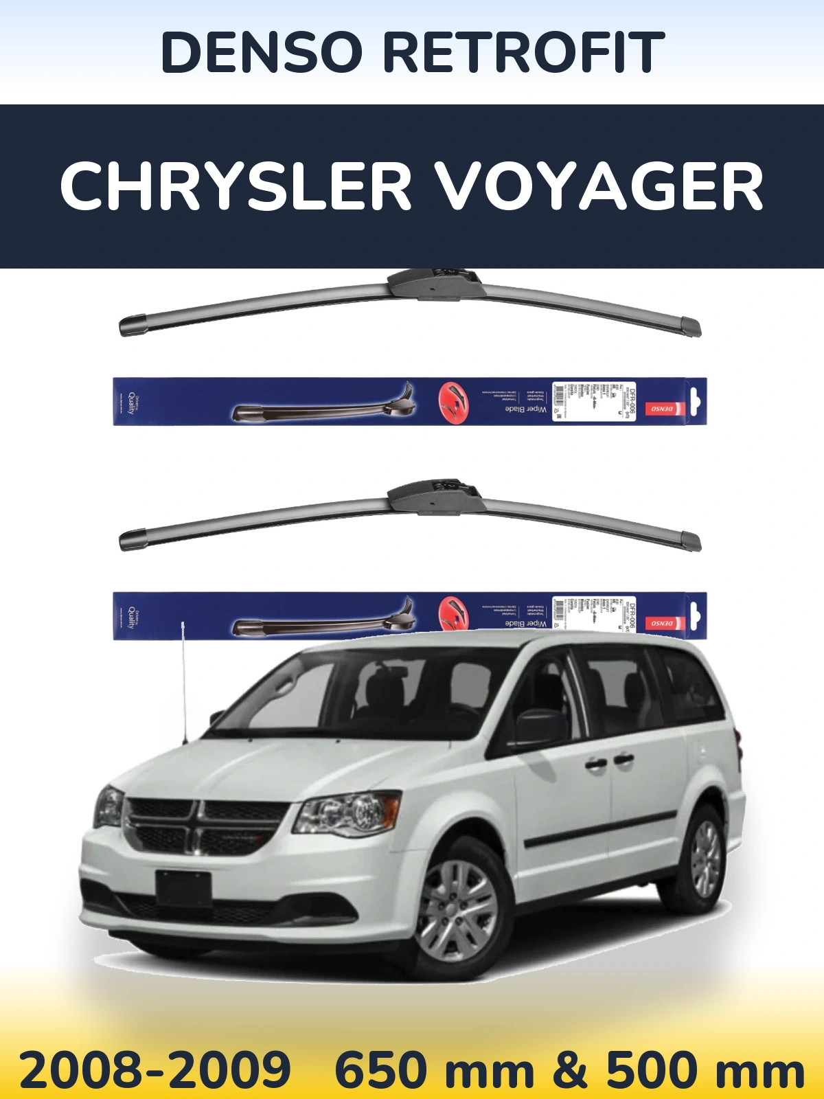 Torkarblad Denso Retrofit för Chrysler Voyager