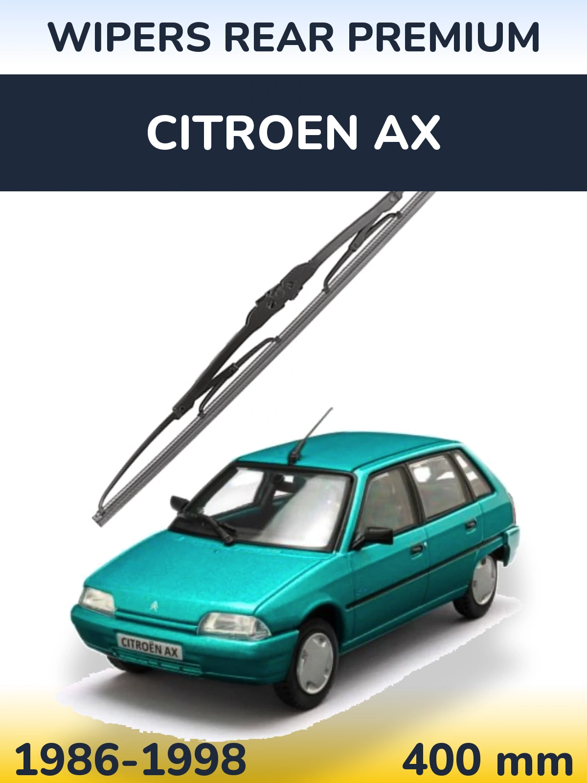 Torkarblad WIPERS REAR PREMIUM för Citroen AX