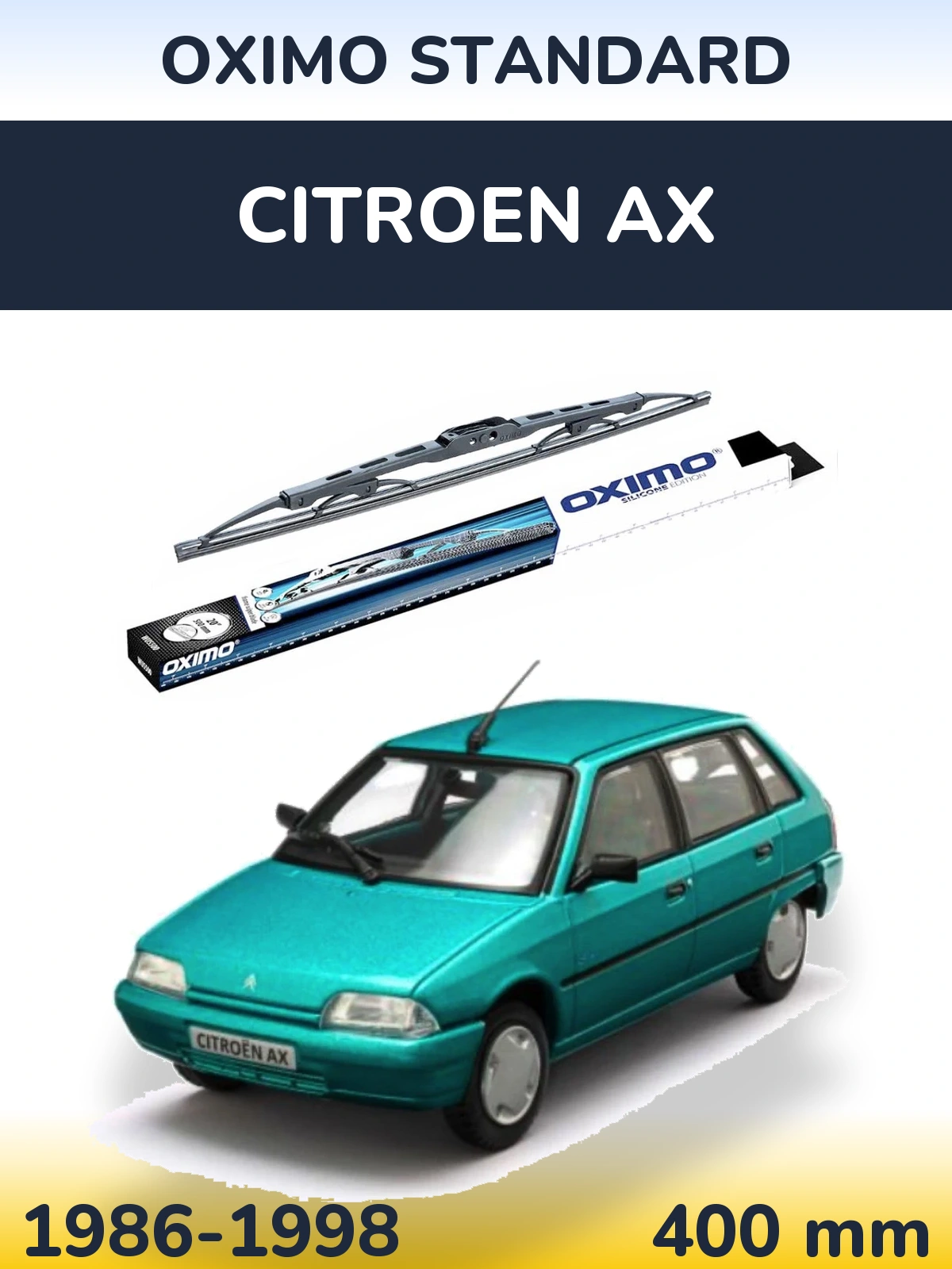 Torkarblad Oximo Standard för Citroen AX