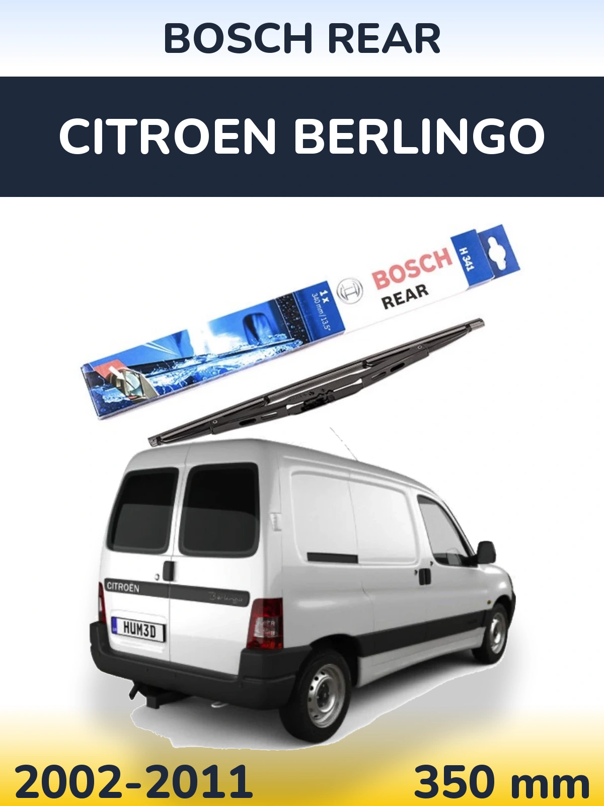 Torkarblad BOSCH Rear för Citroen Berlingo