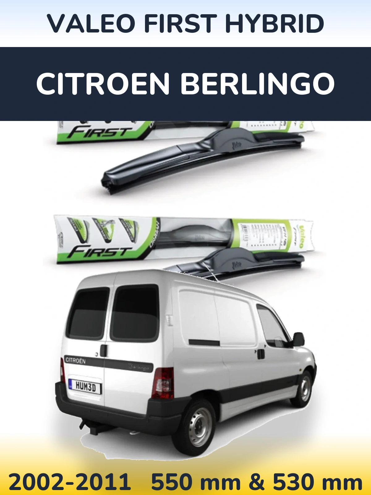 Torkarblad Valeo First Hybrid för Citroen Berlingo