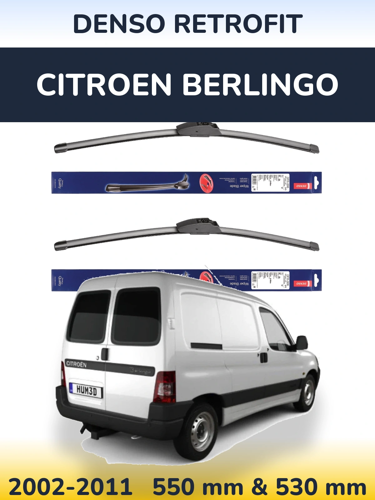 Torkarblad Denso Retrofit för Citroen Berlingo