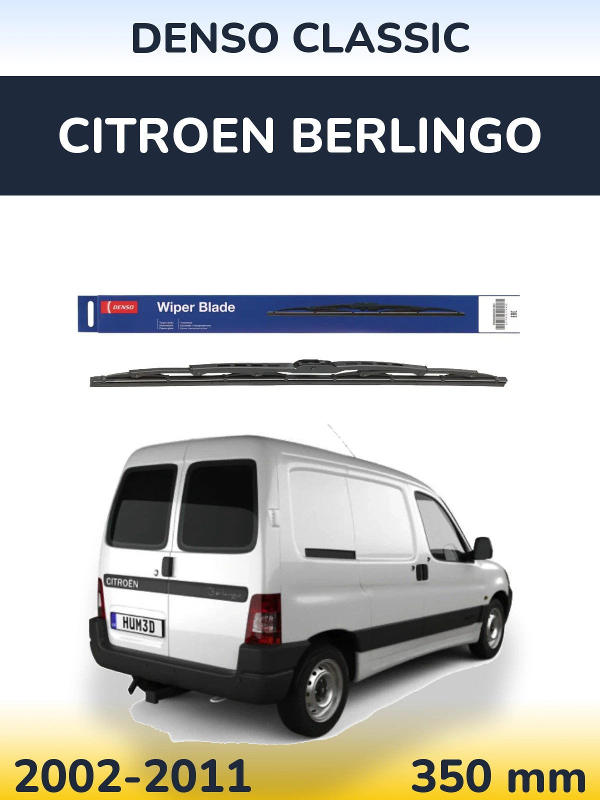 Torkarblad Denso Classic för Citroen Berlingo