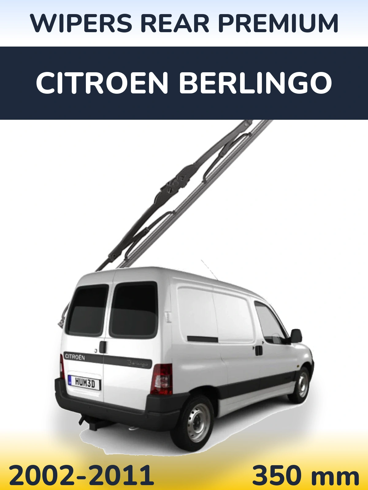 Torkarblad WIPERS REAR PREMIUM för Citroen Berlingo