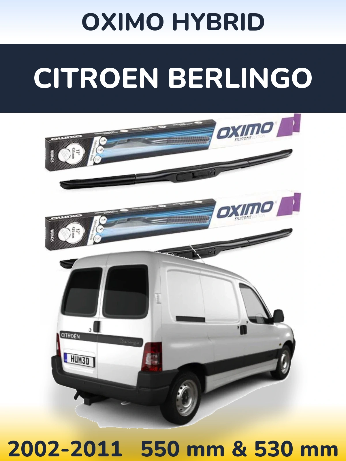 Torkarblad Oximo Hybrid för Citroen Berlingo