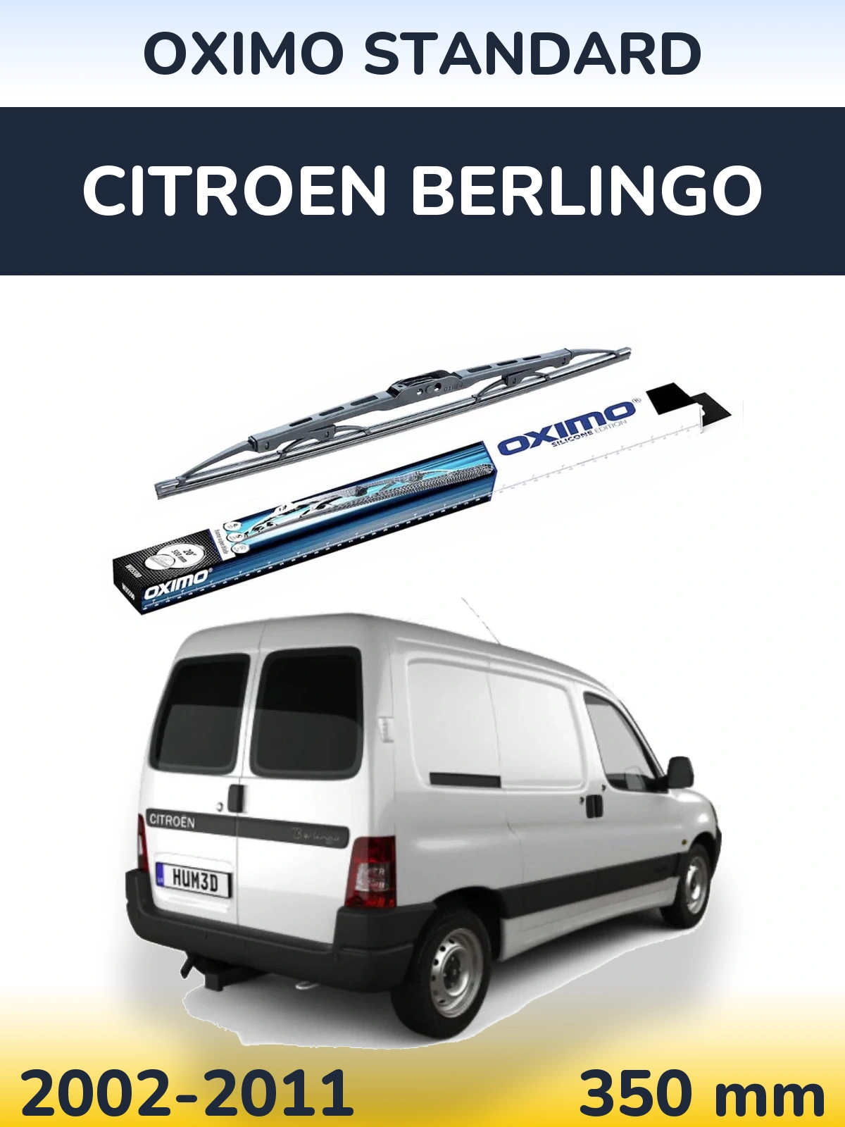 Torkarblad Oximo Standard för Citroen Berlingo