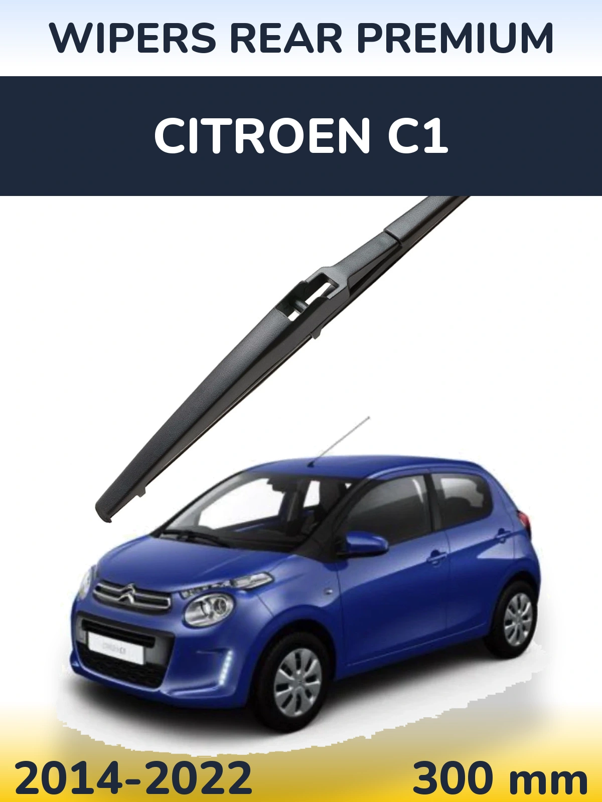 Torkarblad WIPERS REAR PREMIUM för Citroen C1